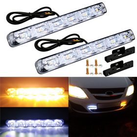 A15467-1 Feux diurnes 6 LED - 2 pcs 
