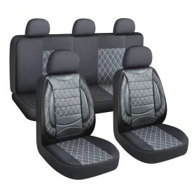   Pack de housses de siège universelle 11 pièces Airbag noir et blanc