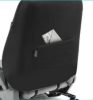 Pack de 2 housse de siège avant universelle - Airbag - Avec poche de rangement - noir violet