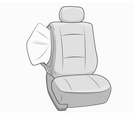 Pack de 2 housse de siège avant universelle - Airbag - Avec poche de rangement - noir violet