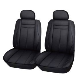   2db-os Műbőr üléshuzat - Légzsákos / fekete-fekete 01280
