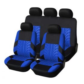   Pack de housses de siège universelles 9 pièces divisibles - Airbag - noir bleu