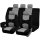 Pack de housses de siège universelles 9 pièces divisibles Airbag noir gris