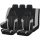 Pack de housses de siège universelles 9 pièces divisibles - Airbag - noir gris