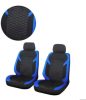 Pack de 2 housse de siège avant universelle - Airbag - noir bleu