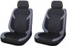 Pack de 2 housses de siège avant universelle - Airbag - noir gris