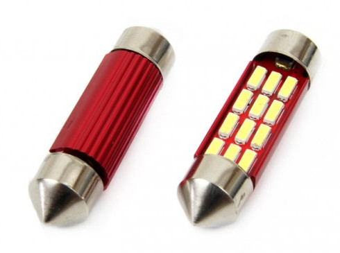 CANBUS 16SMD LED 39MM SZOFITA 12/24V 01633/01290