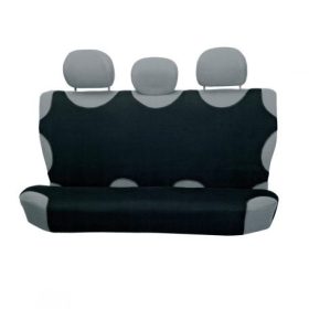 Housse fine pour banquette arrière tricot noir