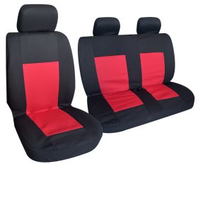   Pack de housses de siège noir et rouge 1+2 pour camion  