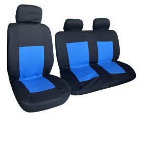 Pack de housses de siège noir et bleu 1+2 pour camion  