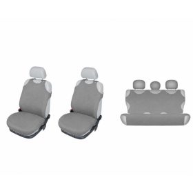 Pack housse de siège Tricot ultra fin noir