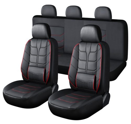 Pack de housses de siège universelles 11 pièces Airbag noir bleu