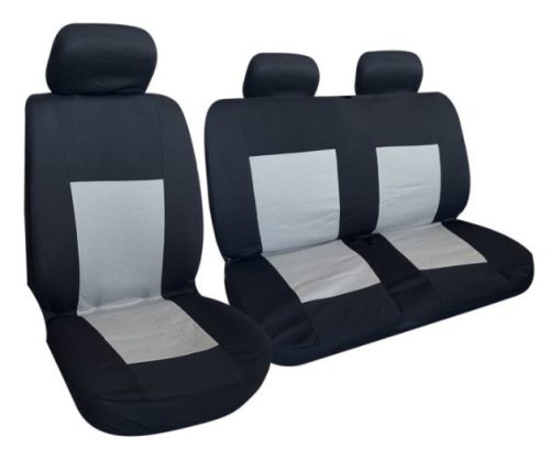 Pack de housses de siège noir et rouge 1+2 pour camion  