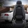 11 részes Prémium minőségű Ice Silk Kárpit/Műbőr üléshuzat szett - Légzsákos - Osztható - Fekete/Fehér színben 