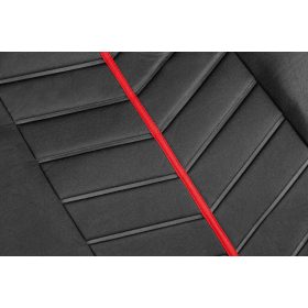   Pack de housses de siège universelles 9 pièces avec Zip ouverture Airbag noir bleu  