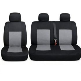   Pack de housses de siège noir et rouge 1+2 pour camion  