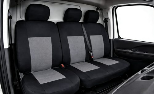Pack de housses de siège noir et rouge 1+2 pour camion  