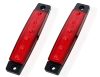 25187 Indicateur de largeur 6 LED - rouge - Signal E -12-24V