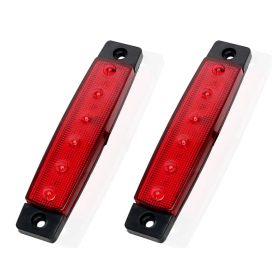 25187 Indicateur de largeur 6 LED - rouge - Signal E -12-24V