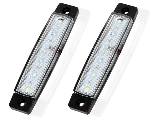 25170 Indicateur de largeur 6 LED - blanc - Signal E -12-24V