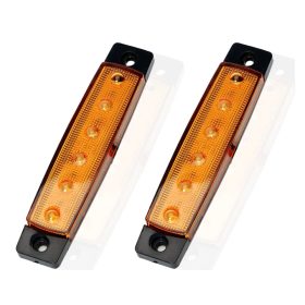 25194 Indicateur de largeur 6 LED - jaune - Signal E -12-24V
