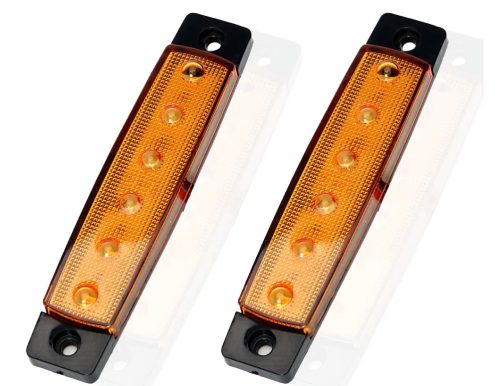 25194 Indicateur de largeur 6 LED - jaune - Signal E -12-24V