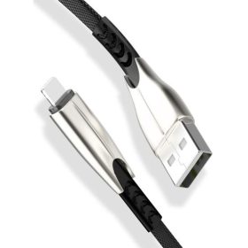   12118 5A 100W Câble de données pour charge rapide USB - Câble Lightning/Apple - 1 mètre 121BK APPLE
