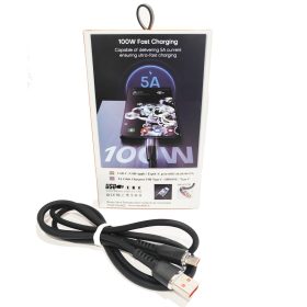   12149 Câble de données pour charge rapide 5A 100W USB - TYPE-C - 1 mètre 121BA
