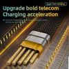 12224 Chargeur multifonction 4 en 1 5A 60W et câble de données plaqué or 4IN1GOLD