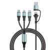 12019 3IN1BK Chargeur 3 en 1 avec différentes têtes de charge - 5A 12-24V