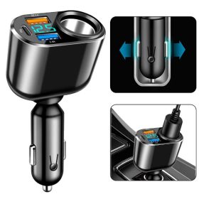   13184 Chargeur de voiture Premium QC3USB avec 3 ports USB + allume-cigare