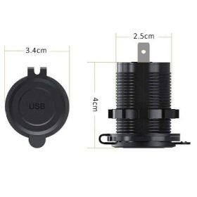   13214 Prise de chargement USB intégrée et étanche Quick Charge 3.0