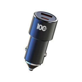   13023 02ACSET Chargeur rapide USB/USB-C + chargeur 3 en 1 avec différentes têtes de charge - 5A 100W 12-24V