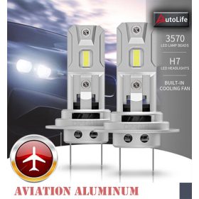   Phare de Voiture LED AL-H11 - 12V -40W - 4000lm - Paire CANBUS Plug & Play IP68 REF : Pilot 57700 12V Halo Led Cyber ​​​​Series