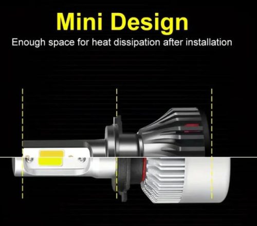 SMD-W15939-1 H4 V6 / C6 MINI Kit de phares LED 24W - 12V