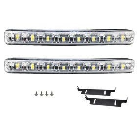 Feux diurnes 8 LED - EMARK - ON-OFF DRL-LA589