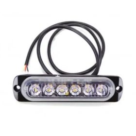   18042 12 LED stroboscopiques jaunes - signal E - 12-24V W13891-1