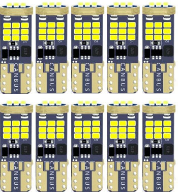T10-2016-27LED - Indicateur de position W5W - CANBUS - 12/24V - 10DB