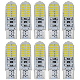 SMD-T10-3024SMD 10pc SILICONE - blanc - 12V CANBUS