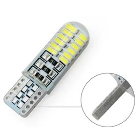 SMD-T10-3024SMD 10pc SILICONE - blanc - 12V CANBUS