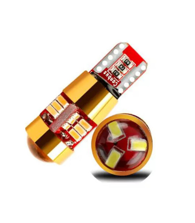 SMD-W08736 T10-27SMD Led CANBUS - blanc - 12-24V