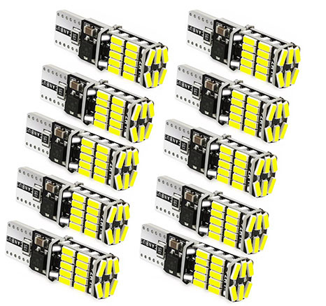 SMD-T10-4026-26SMD 10 pièces T10 CANBUS 12-24V