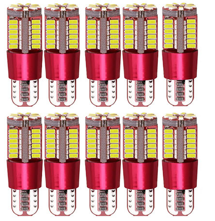 T10-3014-27SMD 10pcs Indicateur de position T10 - blanc - 12V CANBUS 