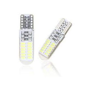 SMD-T10-3024SMD-2 2pcs SILICONE - blanc - 12V CANBUS