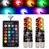 Led 12V T10-RGB avec télécommande 