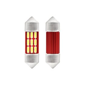   SMD-XM0029 31MM-9SMD Sofita Led Canbus aileron de refroidissement 12V - sans polarité