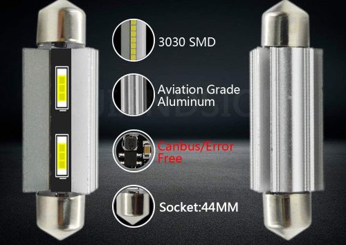 SMD-XM0019-2 39MM-2SMD Sofita Led Canbus 12V 2xCREE