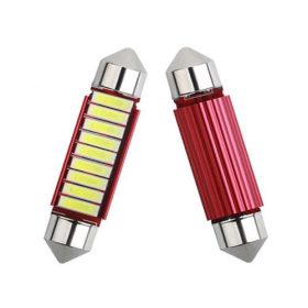   SMD-XM0029-3 41MM-9SMD Sofita Led Canbus avec ailette de refroidissement 12V - sans polarité