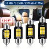 SMD-ROOF-3030-31-2 - 2pcs 31MM-3030-6SMD Sofita - CANBUS - 12-24V avec ailettes de refroidissement