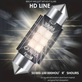   SMD-ROOF-3030-36-2 - 2pcs 36MM-3030-6SMD Sofita - CANBUS - 12-24V avec ailettes de refroidissement